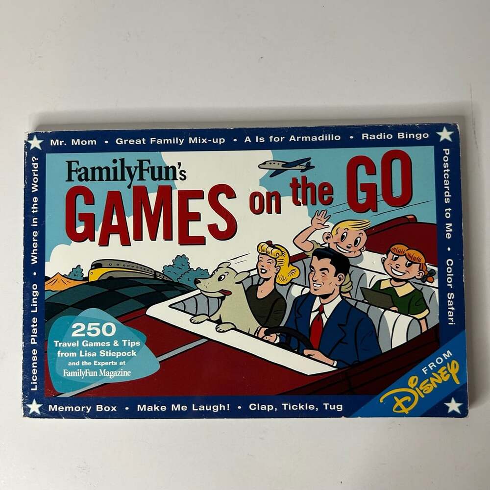 Hyperion Games on the Go FamilyFun Magazine Book